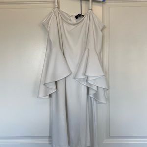 Women’s R&M Richards Dress; White; Size 12; LIKE NEW - ONLY WORN ONCE